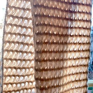 Vintage Hand Crochet Scarf.